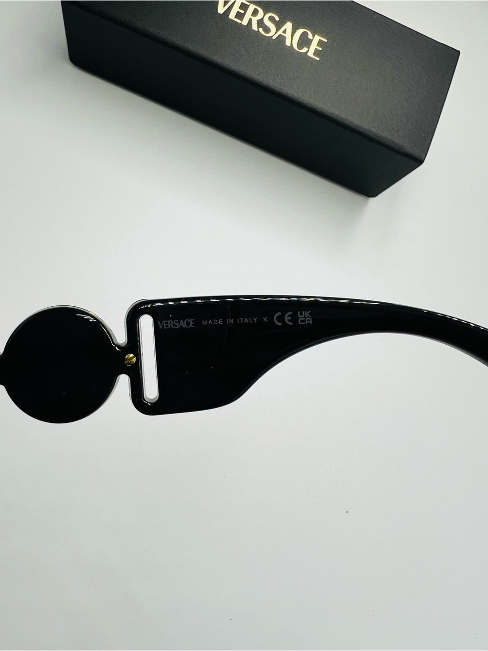 Versace Medusa Biggie Stud Embellished Sunglasses NWOT - Picture 7 of 8